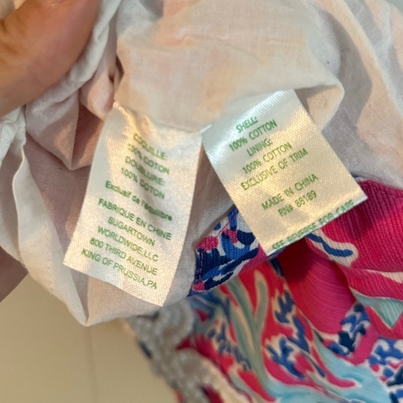 Lilly Pulitzer Women's Annabelle Pink Tank Top Size 2 Samba - Picture 6 of 8